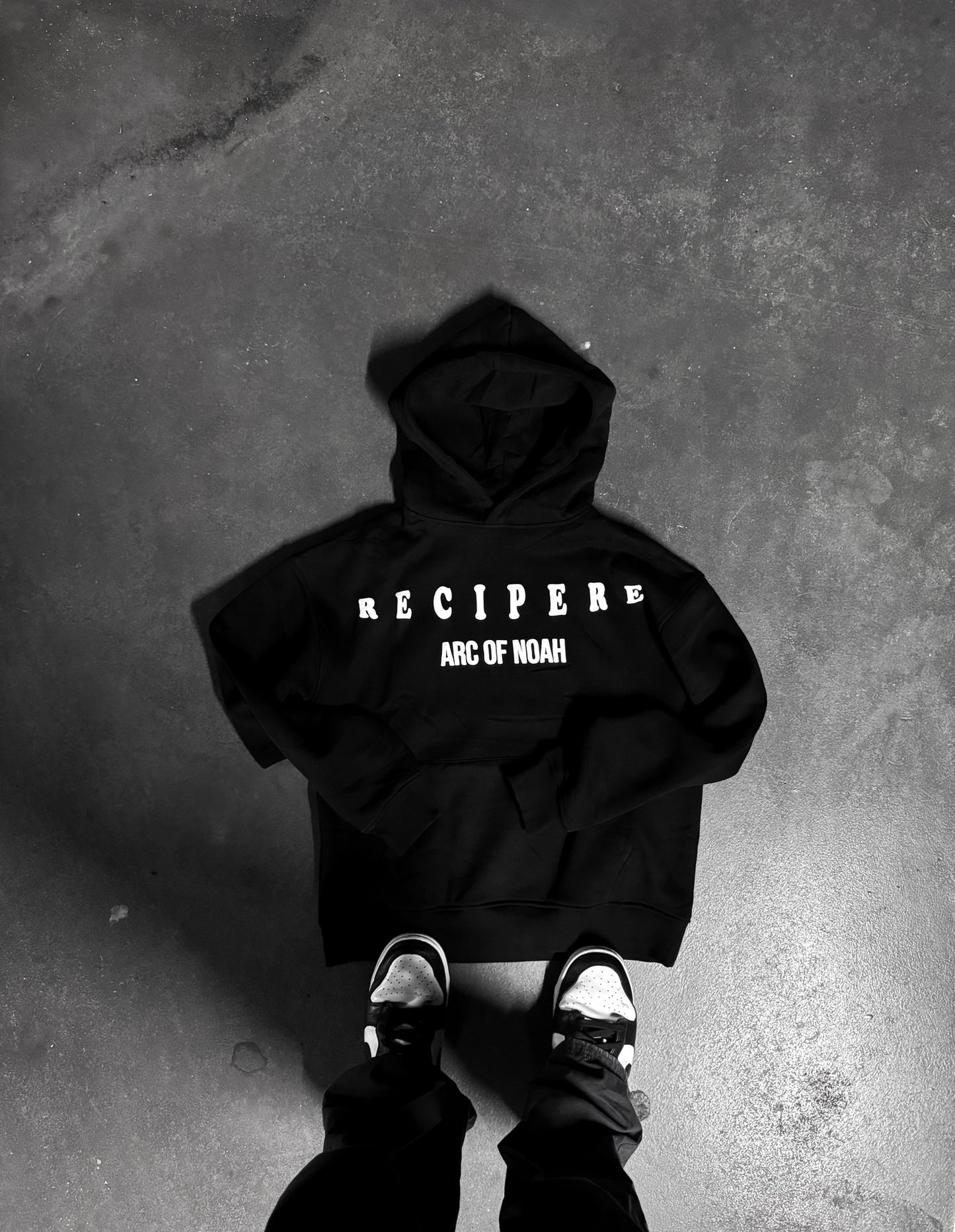 Recipere Space Black “Arc of Noah” Hoodie