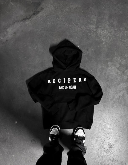Recipere Space Black “Arc of Noah” Hoodie