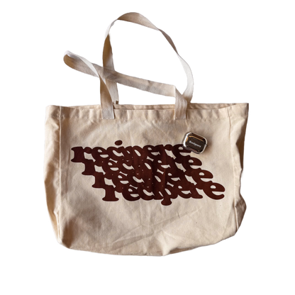 White Slopped Tote
