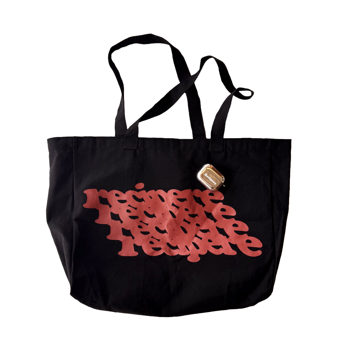 Black Sloped Tote