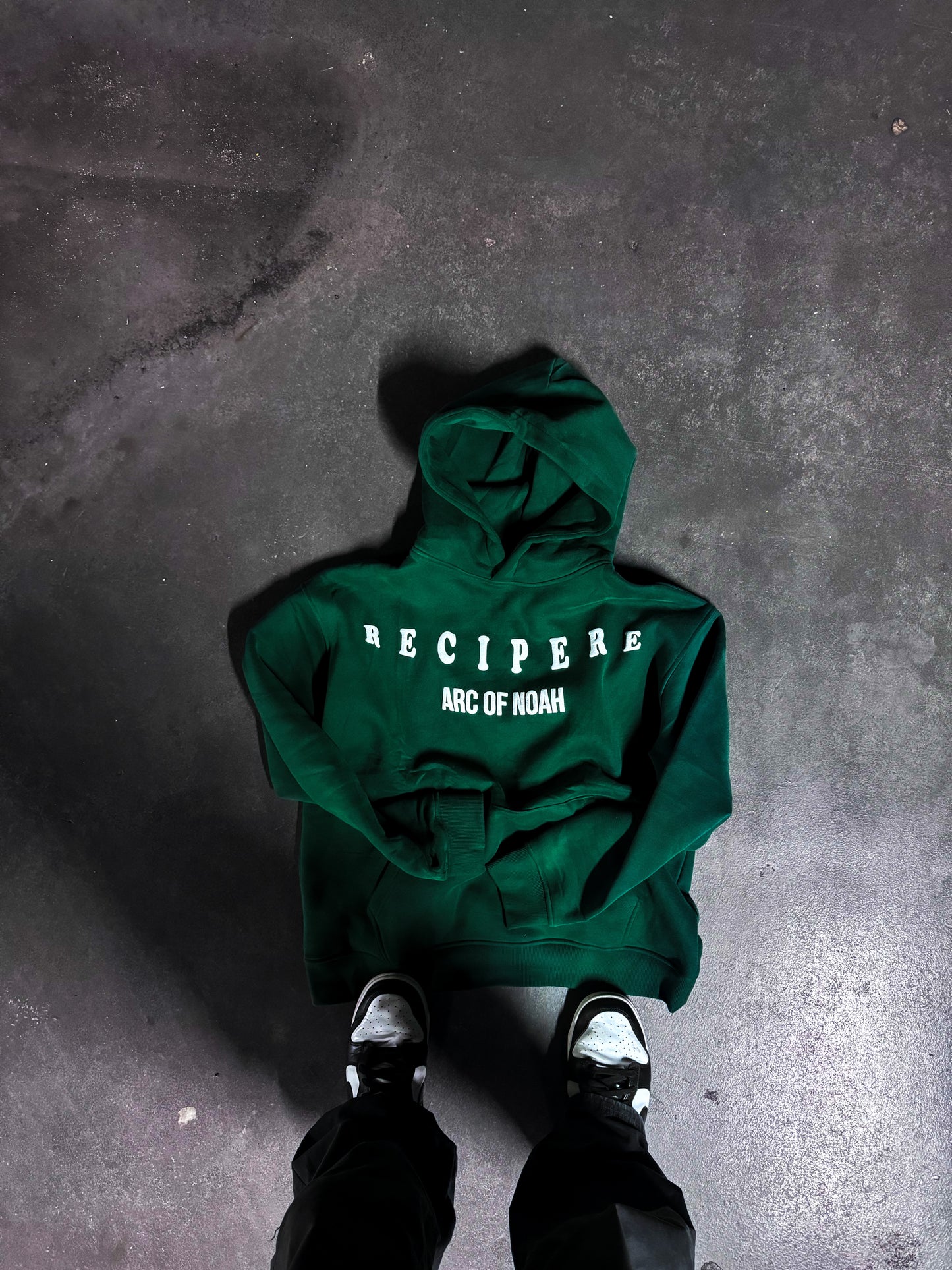 Recipere Forest Green “Arch of Noah” Hoodie