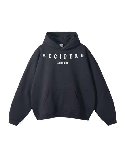 Recipere Space Black “Arc of Noah” Hoodie
