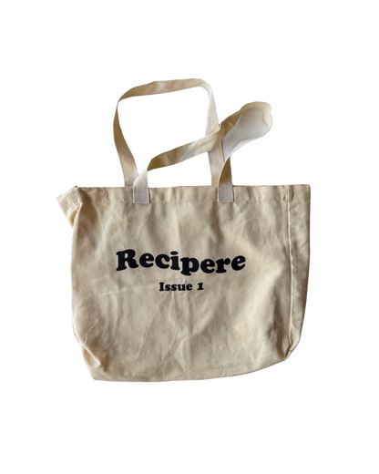 White Rippled Tote
