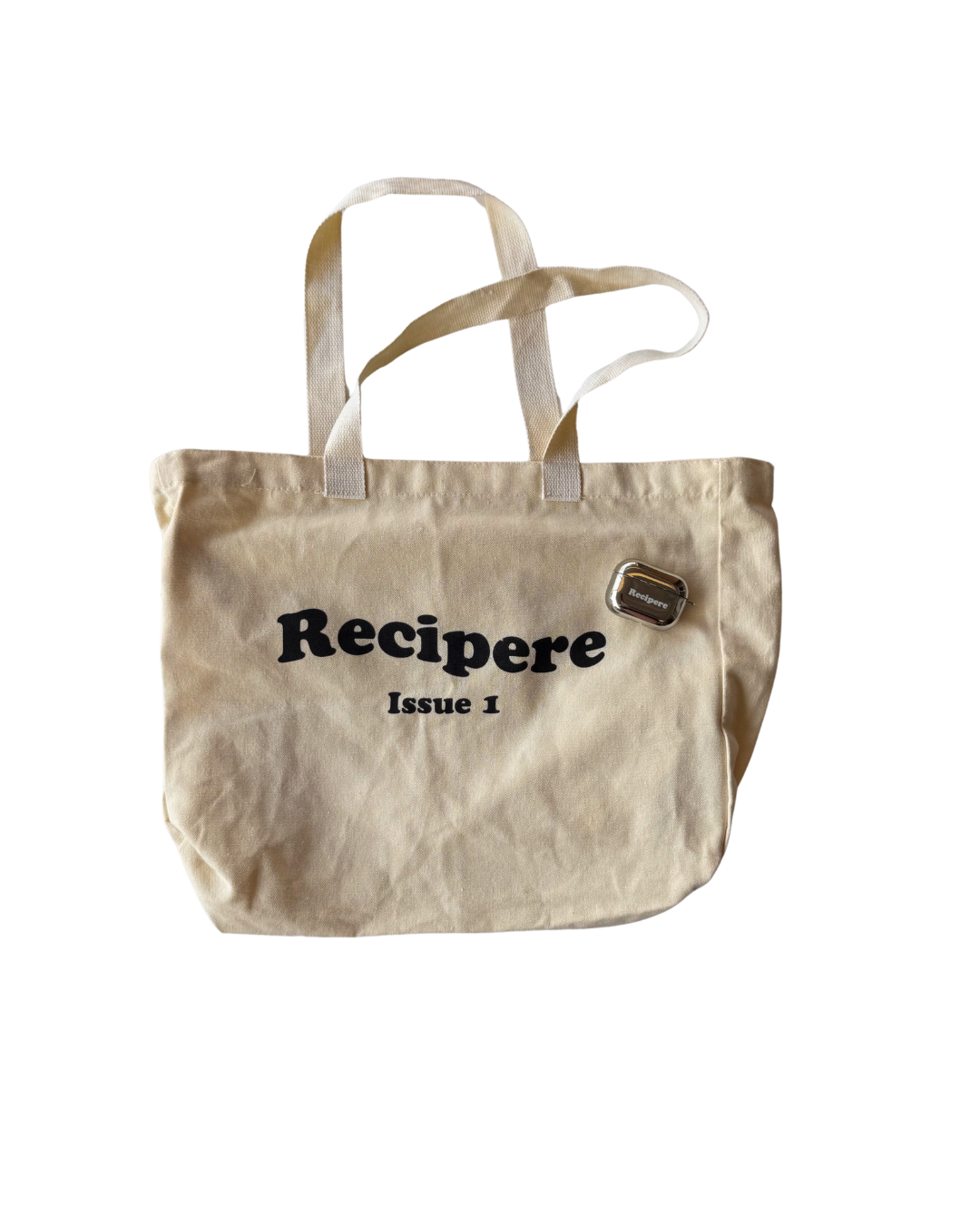 White Rippled Tote