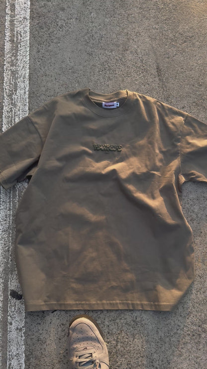 Recipere 'MOMETNUM' Combat Green Tee